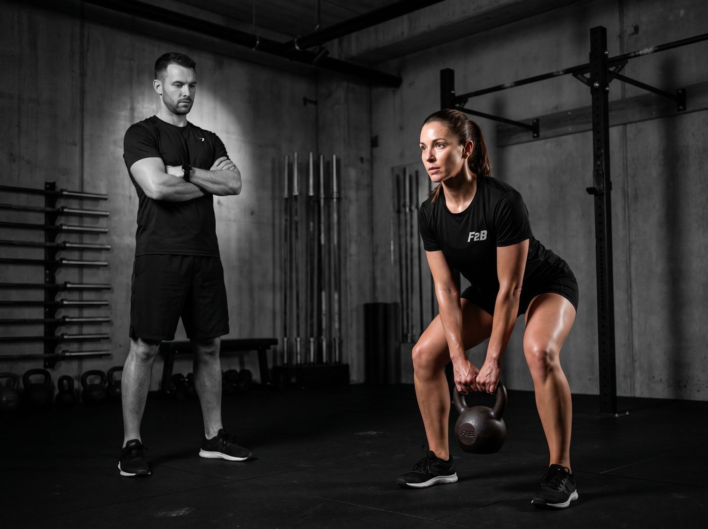 A 1-on-1 personal training session at Fit 2 Believe
